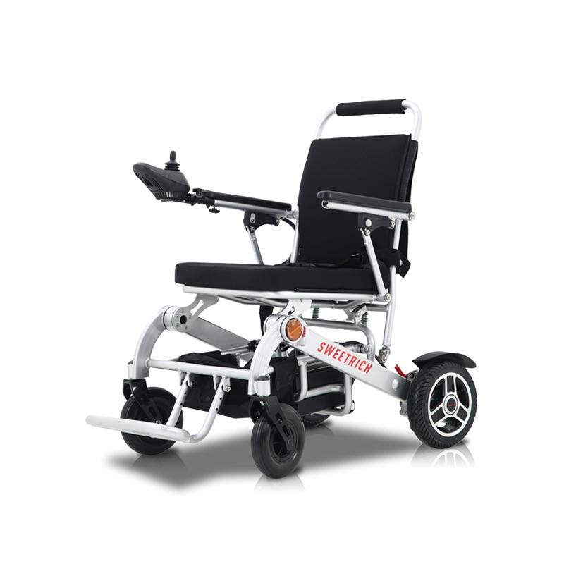 iFold Medical foldable aluminum rollator wheelchair with footrest light weight Wheelchair