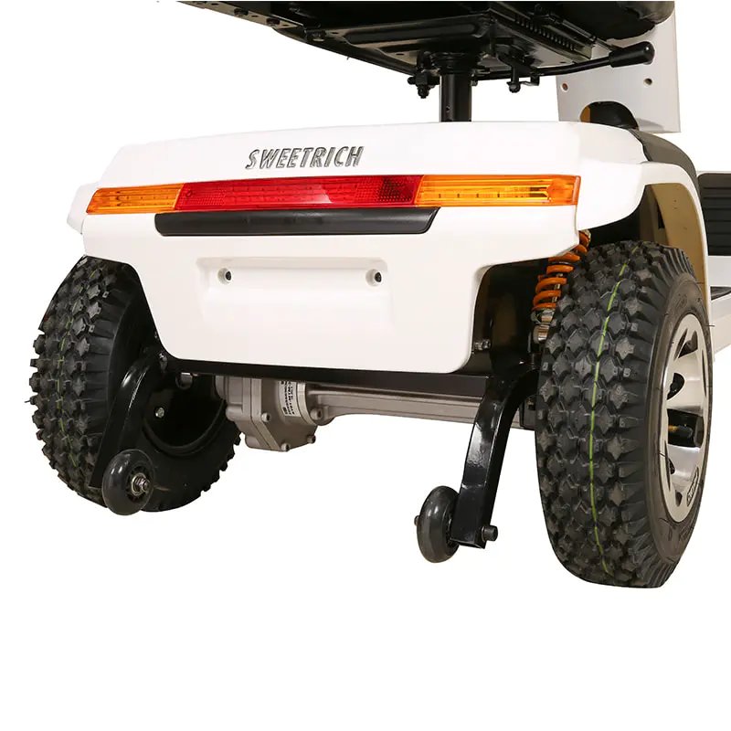 Sweetrich Outdoor Heavy Duty 4 Wheel Scooter